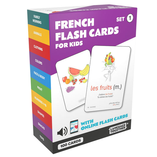 French Flash Cards for Kids Set 1